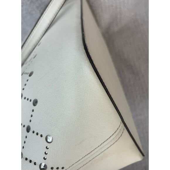 Michael Kors White Large Large Carryall Tote AS IS #62442 - Picture 8 of 16